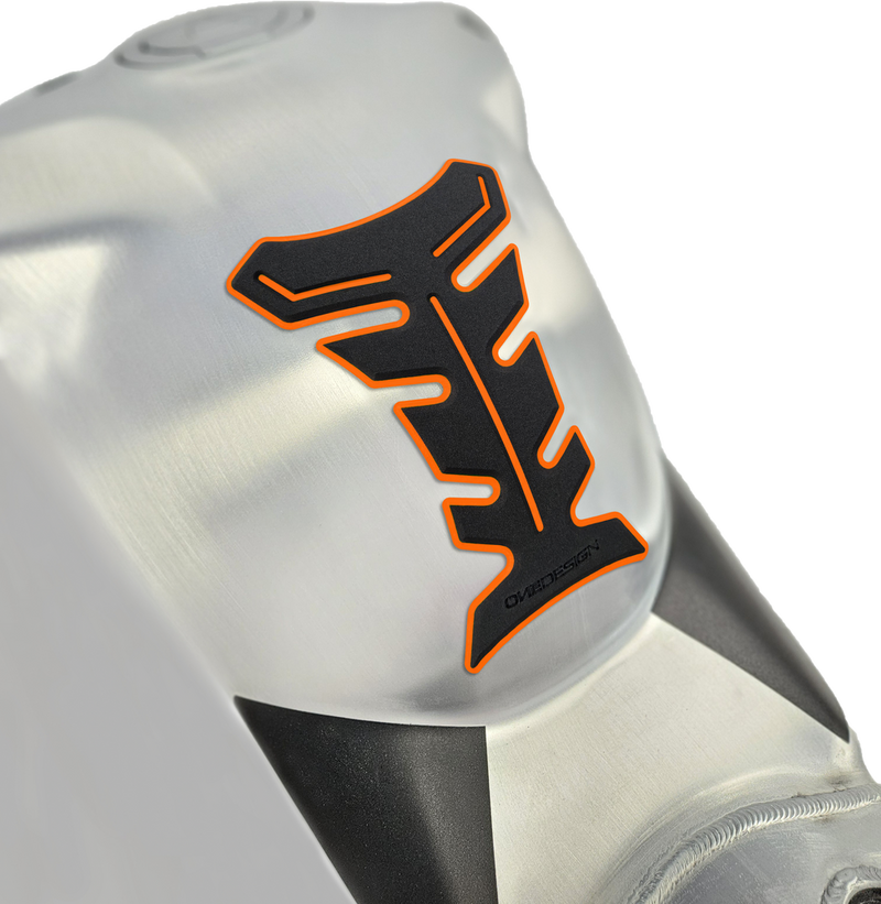 One Emblems 623-1163O HDF9O HDF TANKPAD BLACK/ORANGE