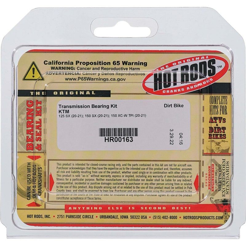 Hot Rods Transmission Bearing Kit - HR00163 KTM SX 125 / SX 150 / XC 150 2020-2021