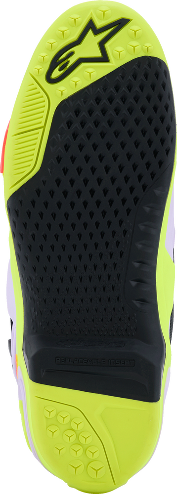 Alpinestars 482-0016011 2010520-3150-11 TECH 10 SUPERVENTED PURP/YLW FLUO/DIVA PINK 11