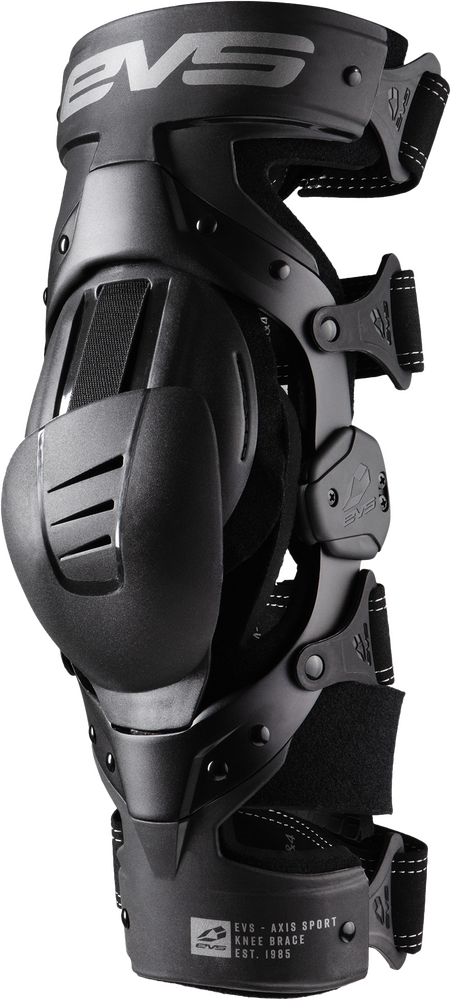 Evs 663-1187S AXISS-BK/GY-SP AXIS SPORT KNEE BRACE PAIR BLACK/BLACK/GREY SM