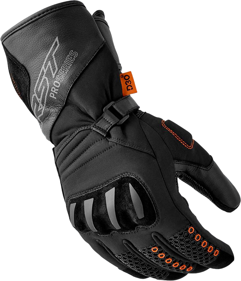 Rst 556-3704007 103704BLK-07 WOMENS ARTIC D3O WP GLOVE BLACK TEXTILE MD