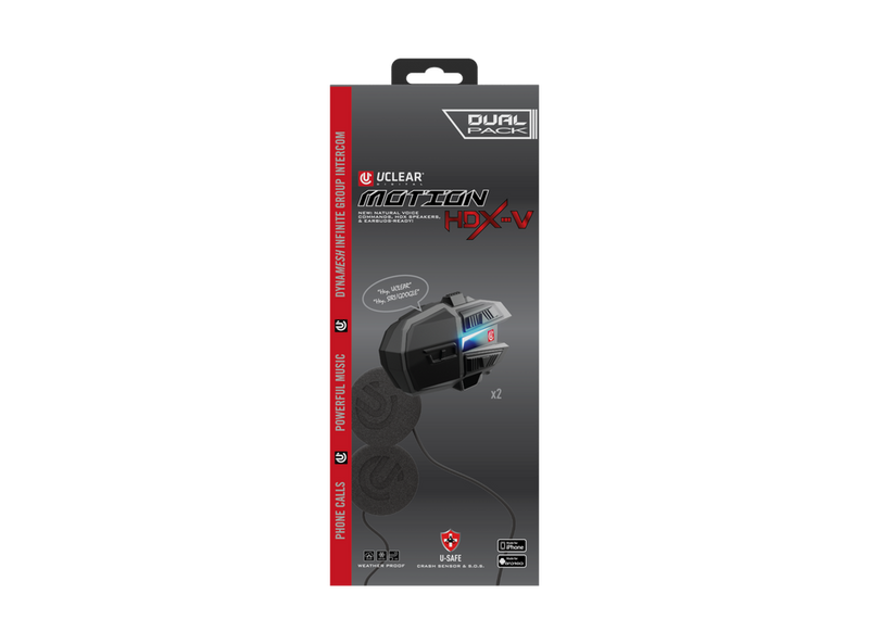 Uclear HDX-V Helmet Audio Kit