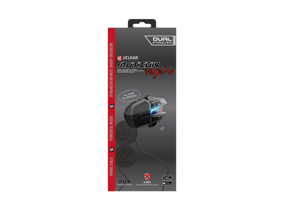 Uclear HDX-V Helmet Audio Kit