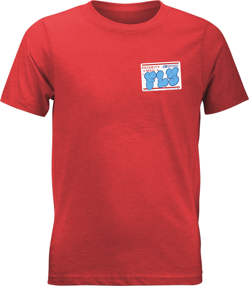 Fly Racing 354-0415YL 354-0415YL YOUTH FLY GRAFFITI TEE RED YL