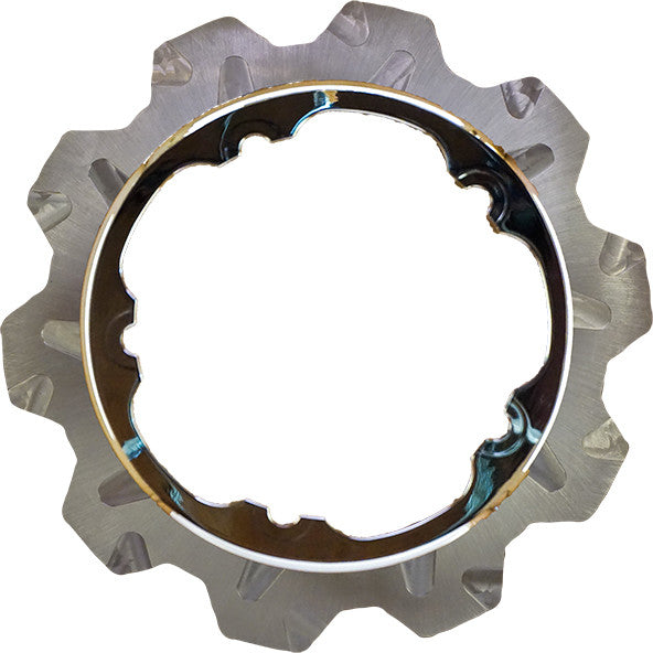 Lyndall Brakes 815-0166 2003-1003 HIGH CARBON STEEL PHOENIX FRONT ROTOR CHROME 11.8"