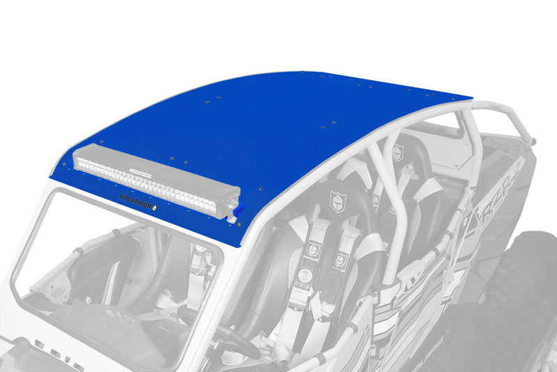 Pro Armor Asylum Roof With Light Bar Pocket Polaris Blue - P144R121PB Polaris RZR 2014-2022