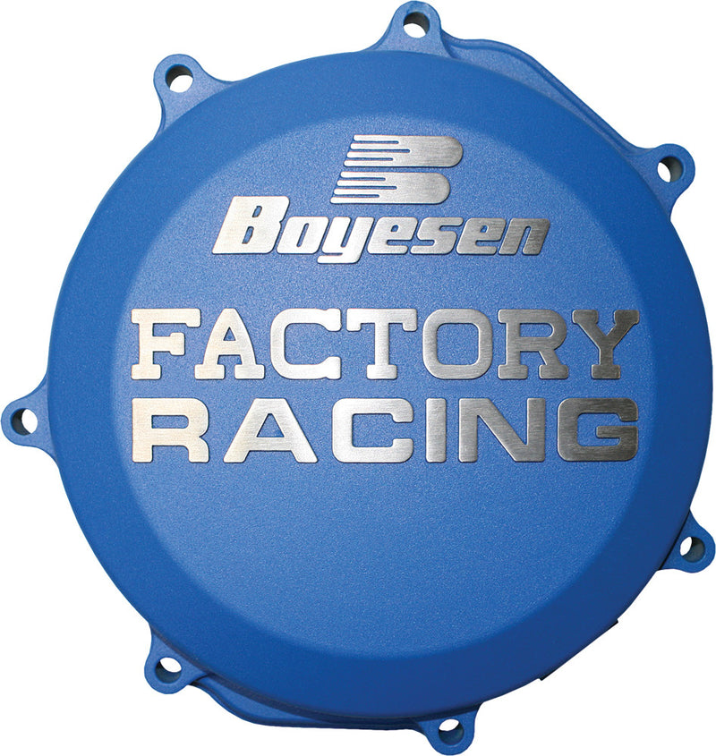 Boyesen Factory Racing Clutch Cover Blue - CC-30L Yamaha YZ 85 / YZ 65 2002-2024