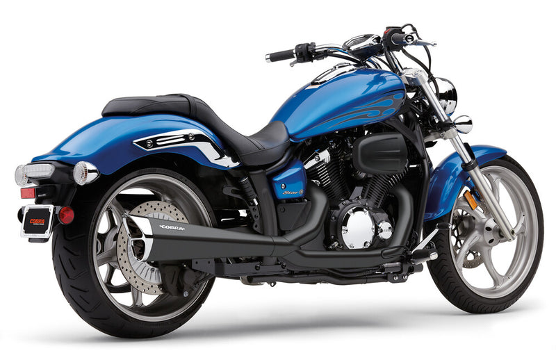 Cobra Speedster Swept F S Black Yamaha Raider - 2230B Yamaha 1300 Stryker / Stryker 2011-2017