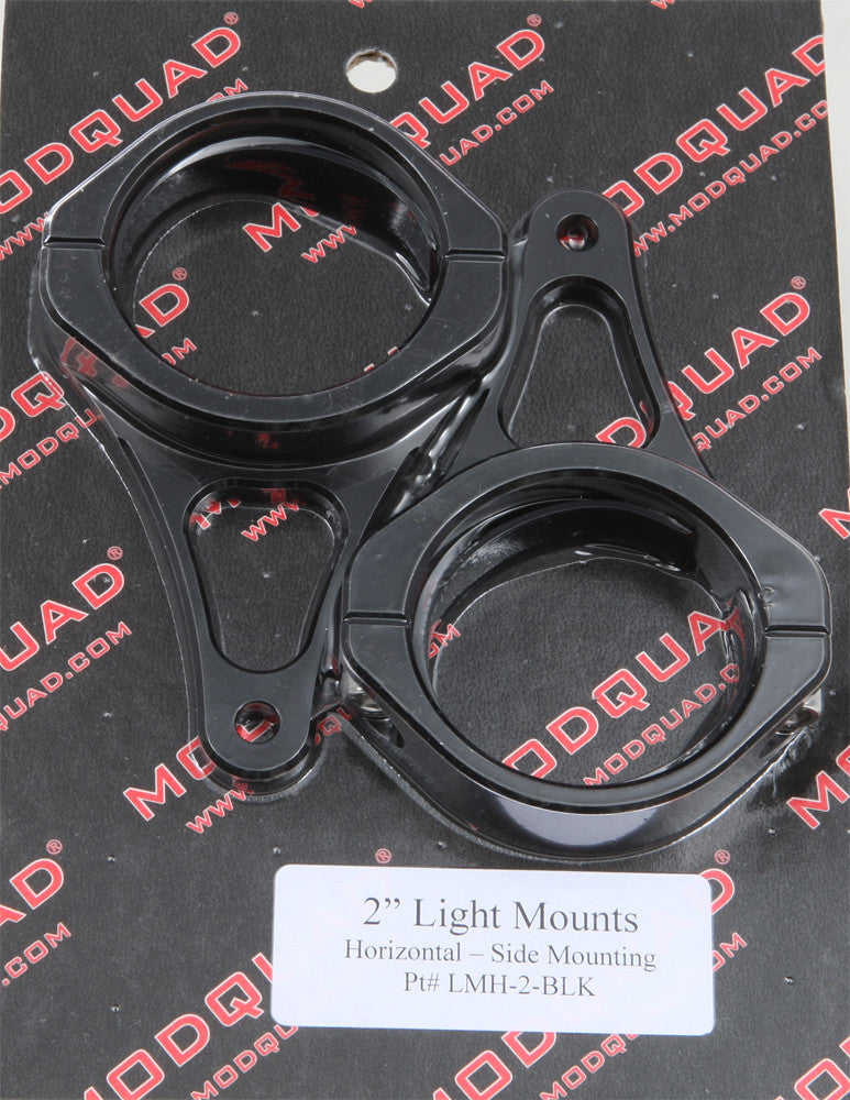 Modquad MQ Light MNT 2" Horz MNT Black - LMH-2-BLK
