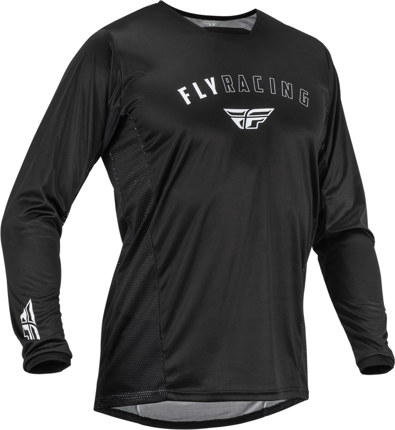 Fly Racing Patrol Jersey Black White LG