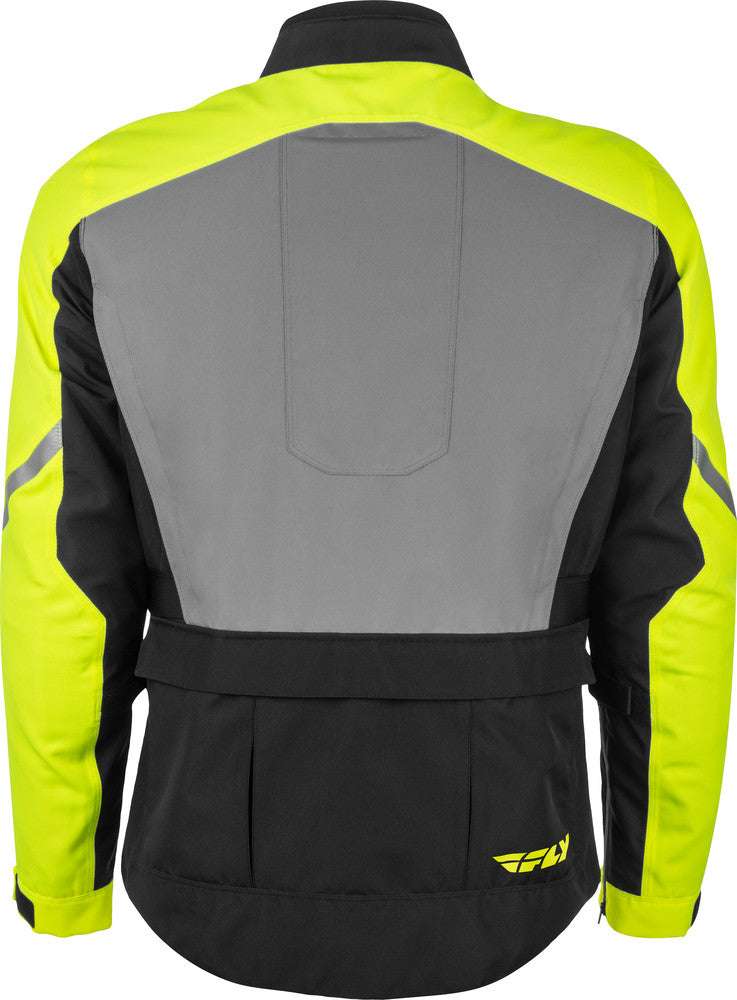 Fly Racing 477-21142X #6179 477-2114~6 TERRA TREK JACKET BLACK/HI-VIS 2XL