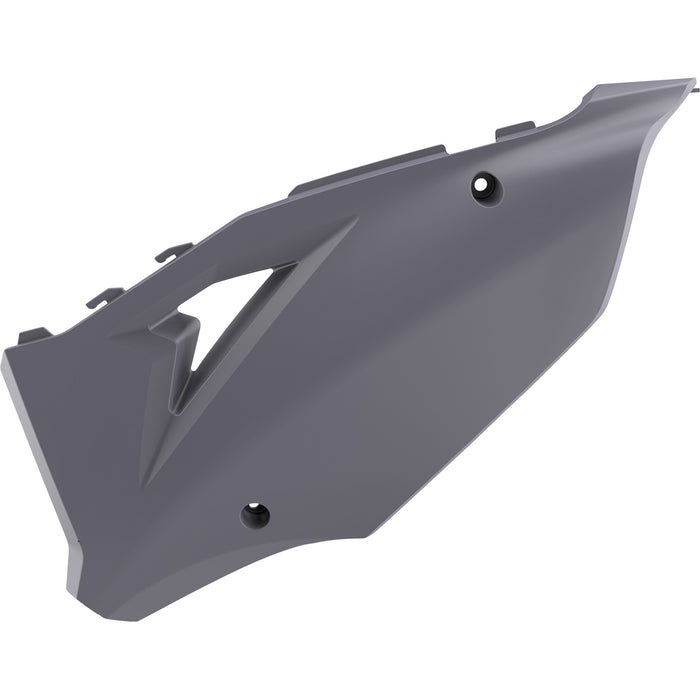 POLISPORT 0520-3035 8425900003 Side Panels For Kawasaki Side Panels - '20 KX 450 Restyle - Gray - KX 125/250/450