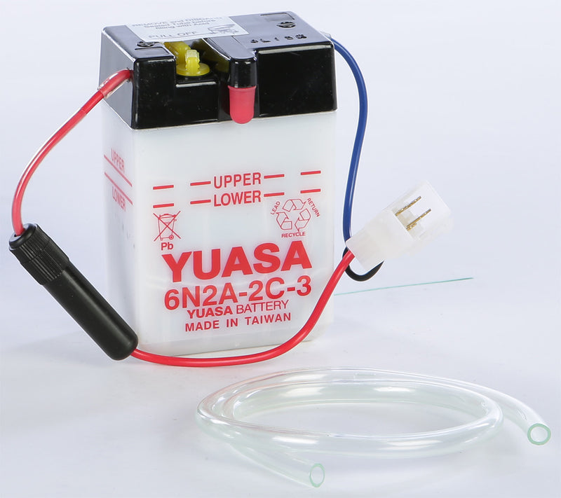 Yuasa Battery 6N2A-2C-3 Conventional - YUAM262C3 Honda Trail / SL70K Motorsport / Express 1970-1973