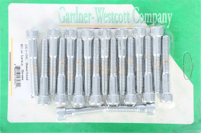 Gardner-westcott 830-1028 C-74-15 ROCKER BOX COVER SET CHROME 66-81 SHOVELHEAD