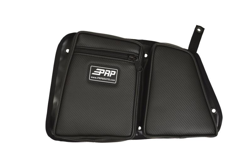 PRP Seats E40-210 PRP Polaris RZR Rear Door Bag With Knee Pad (driver Side)- Black - Photo - Primary