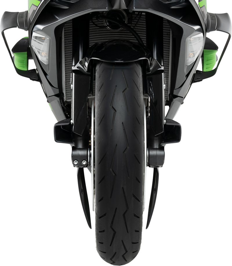 Puig Hi-tech Parts 561-22076M 22076J BRAKE COOLER 2.0 MATTE BLACK KAW