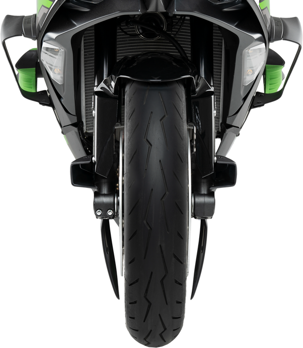 Puig Hi-tech Parts 561-22076M 22076J BRAKE COOLER 2.0 MATTE BLACK KAW