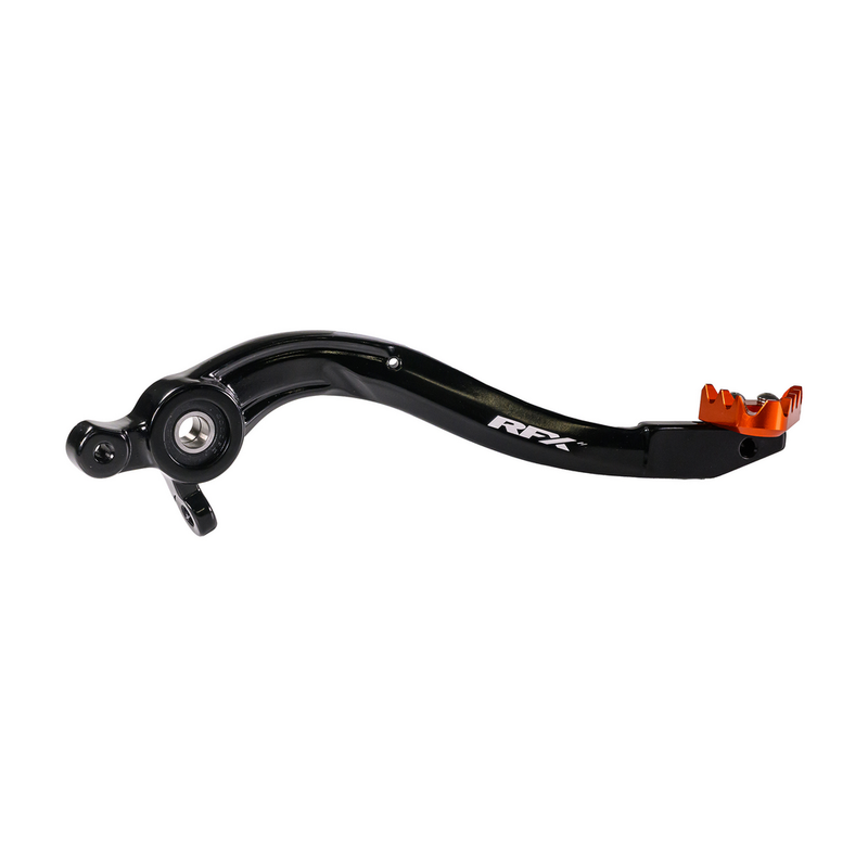 RFX Rear Brake Pedal Orange Solid-TIP - FXRB 50601 99OR KTM Dirt Bikes 2017-2023