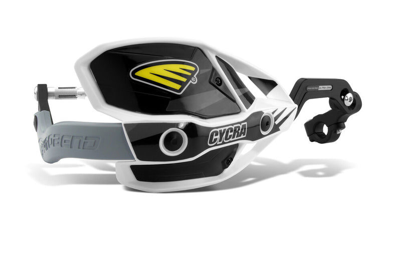 Cycra 714-1586 1CYC-7407-12X CRM WRAP AROUND HANDGUARDS 7/8" CLAMP - WHITE/BLACK
