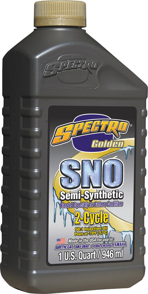 Spectro 582-00073 310327 GOLDEN SNO SEMI-SYN INJECT OIL 2T 1QT