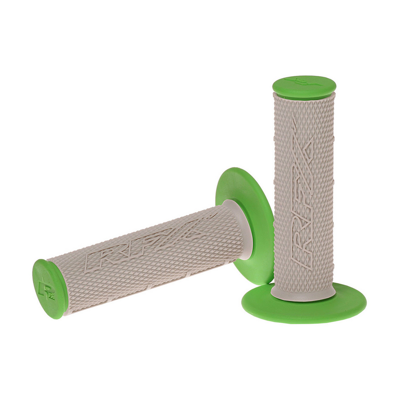 Rfx 739-0796 FXHG 20500 99GN DUAL COMPOUND GRIPS GREEN WITH GREY CENTER