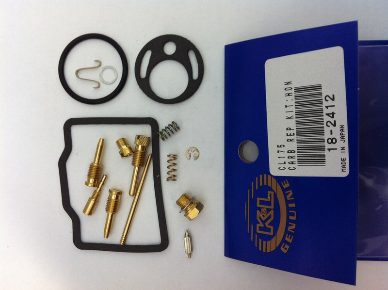 K&l Supply Carburetor Repair Kit - 18-2412 Honda Super Sport / Scrambler 1972-1973