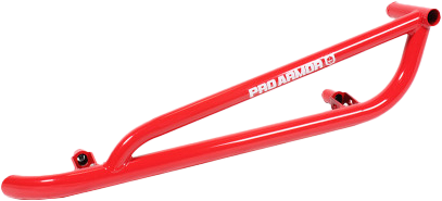 Pro Armor Tube Rock Sliders RED POL - P141220RD-293 Polaris UTVs 2014-2022