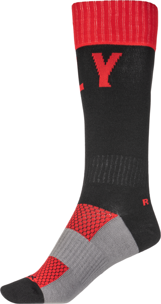 Fly Racing 350-0532S 350-0532S MX PRO SOCKS RED/BLACK SM/MD