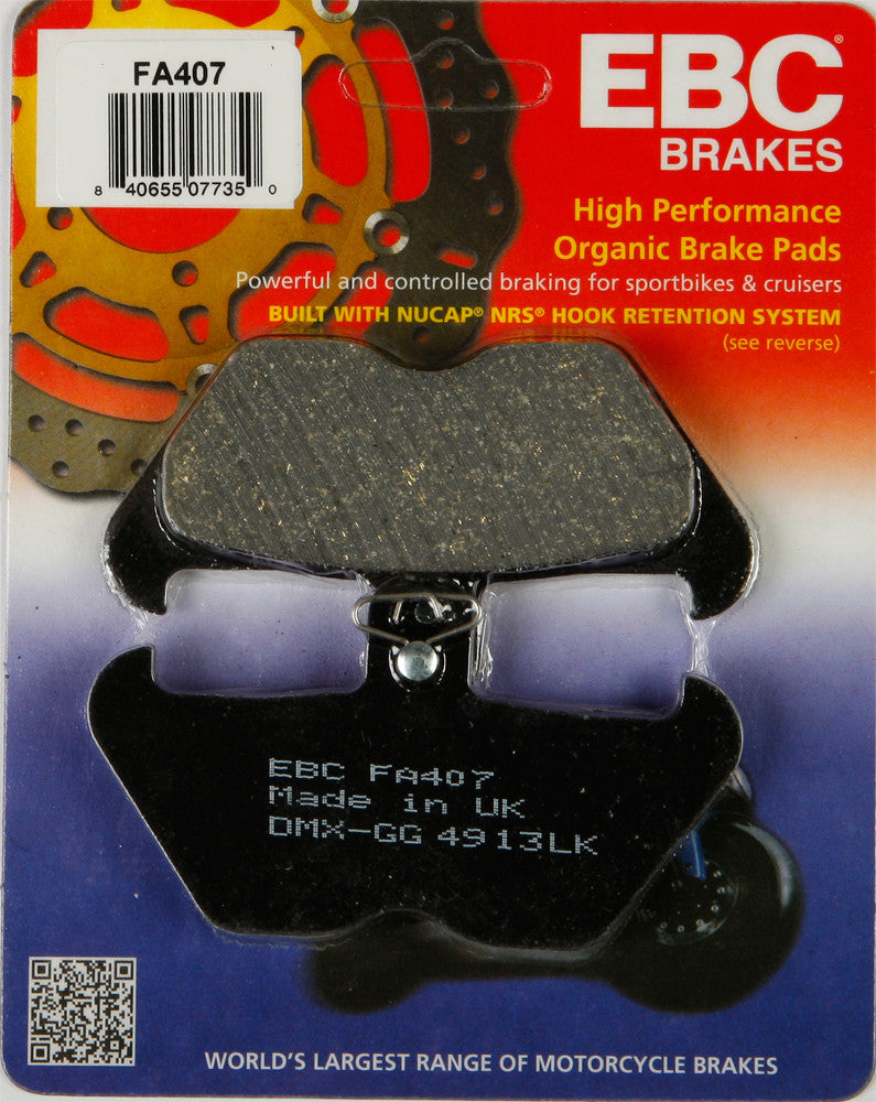 EBC Brake Pads - FA407 BMW Motorcycles 1988-2005