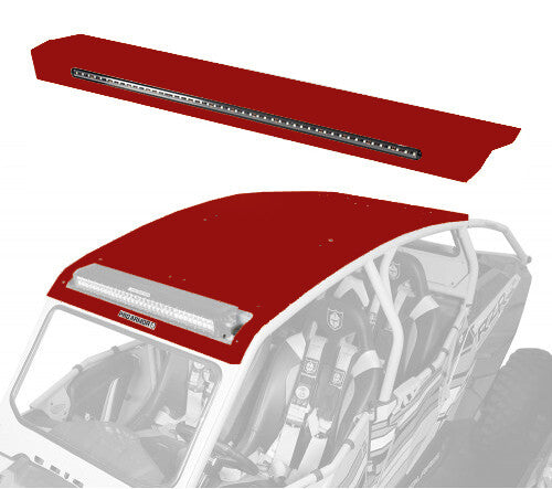 Pro Armor Asylum Roof With Rear Lightbar PKT Performance RED - P144R124PR Polaris RZR 2014-2022