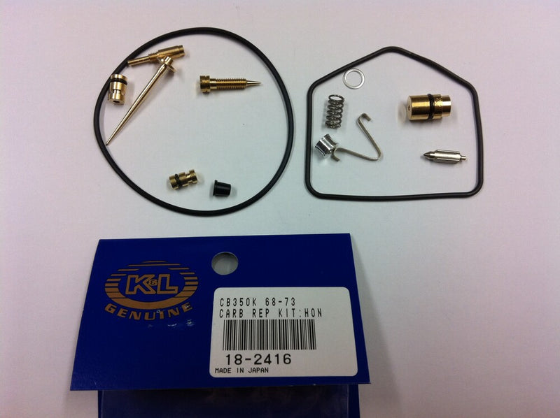 K&l Supply Carburetor Repair Kit - 18-2416 Honda CB350K Super Sport / Scrambler / CB350G Super Sport 1968-1973