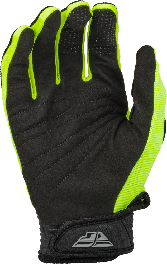 Fly Racing Youth F-16 Gloves HI-VIS Black YM