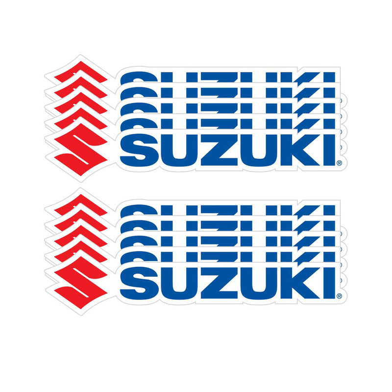 D-cor 862-4040107 40-40-107 6" SUZUKI DECAL 10 PK