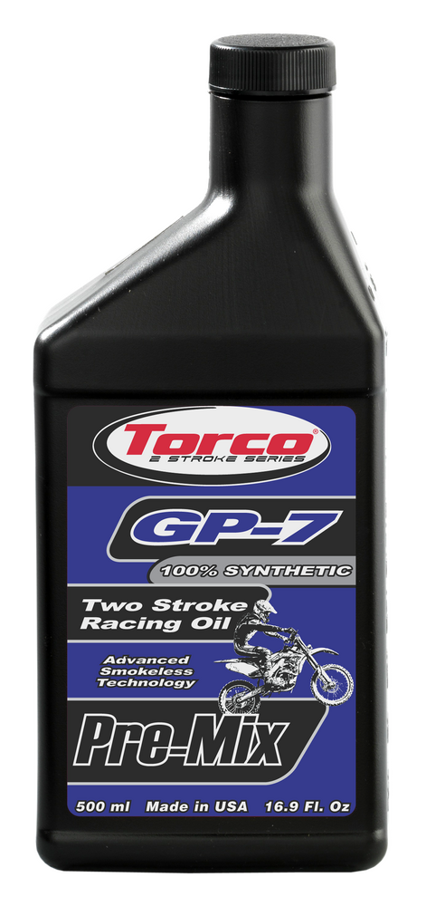 Torco GP-7 OIL 2T 0.5L - T930077YE For Ski-Doo Snowmobiles 2002-2019 | Husqvarna Dirt Bikes 2003-2018 | Kawasaki Dirt Bikes 2002-2018