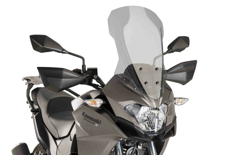 Puig Hi-Tech Parts Windscreen Touring Smoke - 9710H Kawasaki 300 Versys 2017-2020