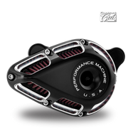 Performance Machine 0206-2114-BM 91-Up XL Jet Air Cleaner - Contrast Cut - Photo - Primary