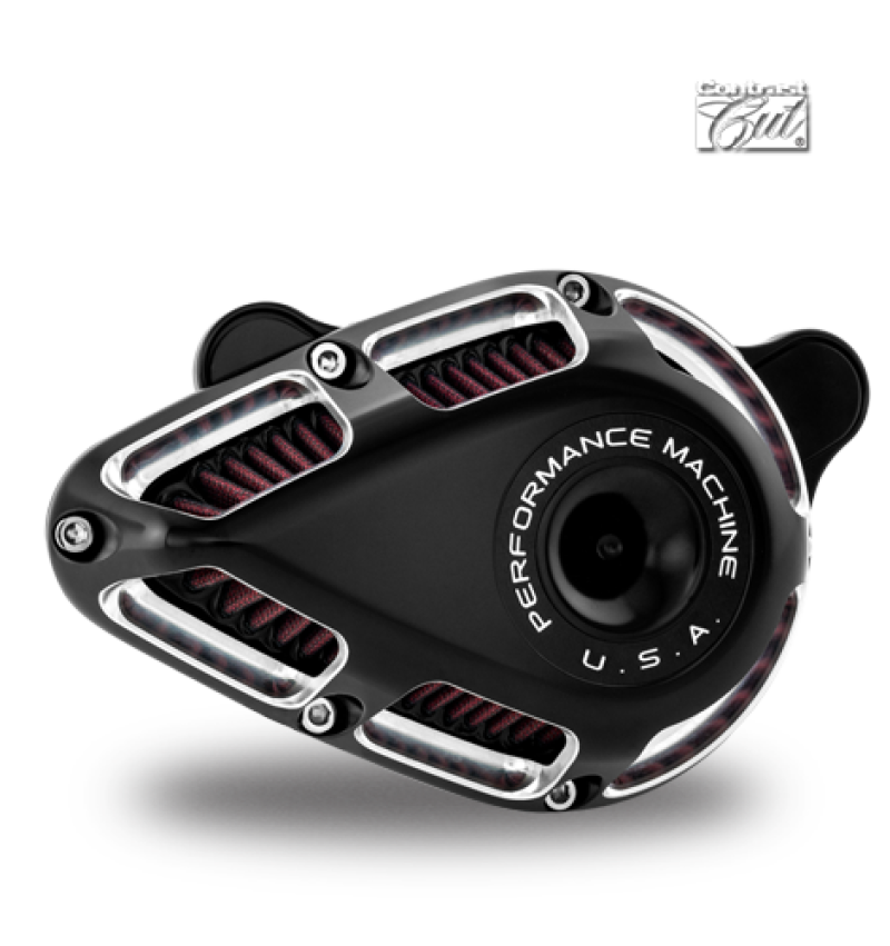 Performance Machine 0206-2114-BM 91-Up XL Jet Air Cleaner - Contrast Cut - Photo - Primary