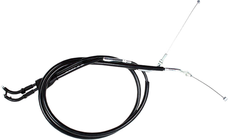 Motion Pro Black Vinyl Throttle Push-Pull Cable SET - 04-0131 Suzuki 250SE / 350S 1992-1993