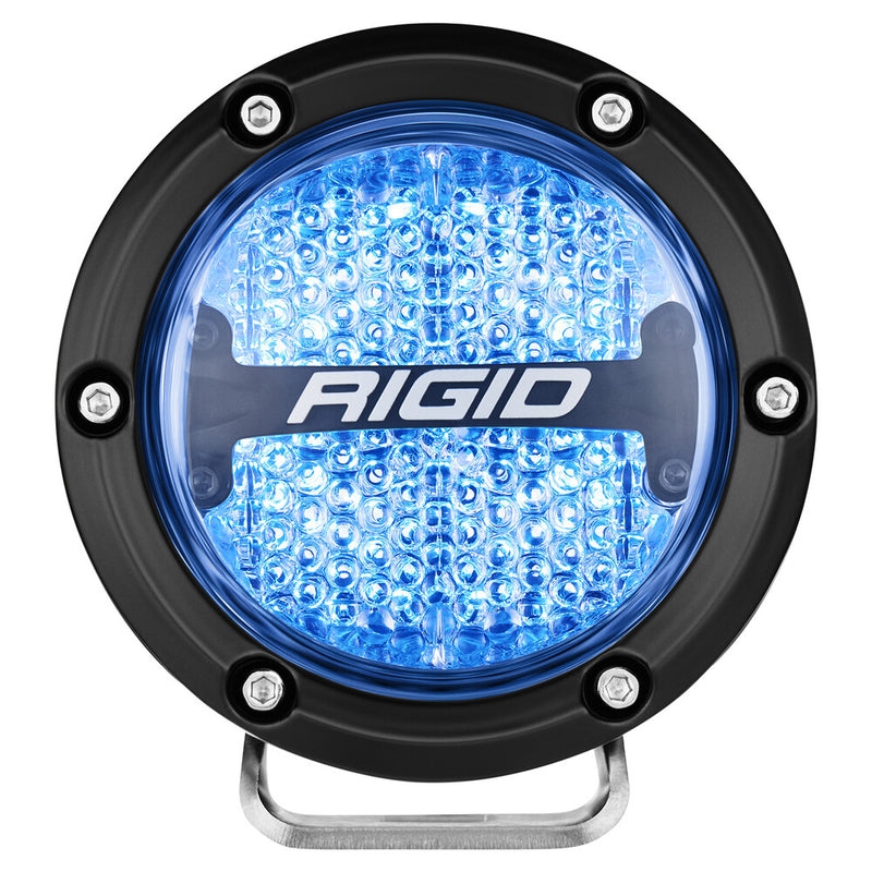 Rigid Industries 652-36300 36400 360-SERIES 4" DIFFUSED RGB/2 RGBW