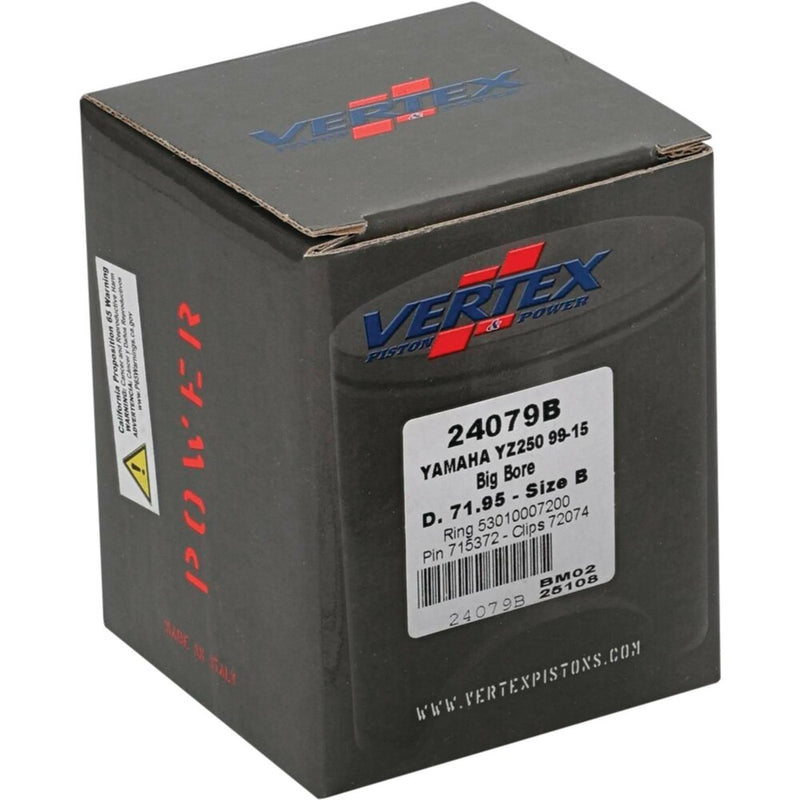 Vertex Piston Kit BB Cast 71.95/+5.60 - 24079B Yamaha YZ 250 1999-2024