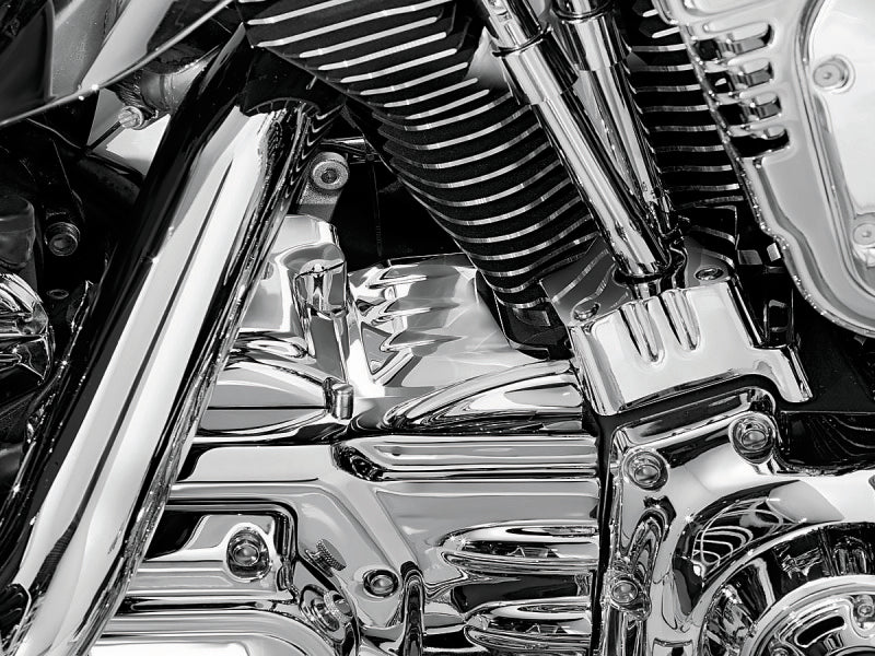 Kuryakyn 8274 Rear Cylinder Base Cover For 02-06 Touring Models Chrome - User 1