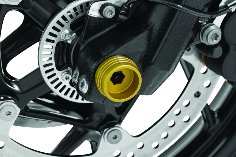 Kuryakyn 3810 Lodestar Front Axle Slider Gold - User 1