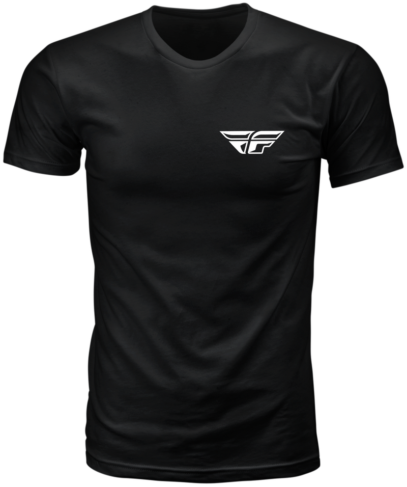 Fly Racing 354-04042X 354-04042X FLY STAPLE TEE BLACK 2X