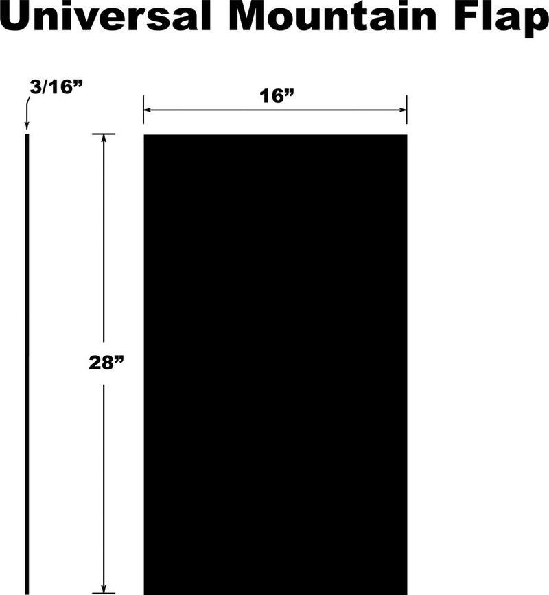 Pdp 10-15080 SF-UMFPB MOUNTAIN SNOWFLAP UNIVERSAL BLACK