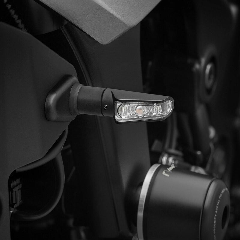 Rizoma 58-TS120B TS120B TURN SIGNAL LEGGERA BLACK PAIR