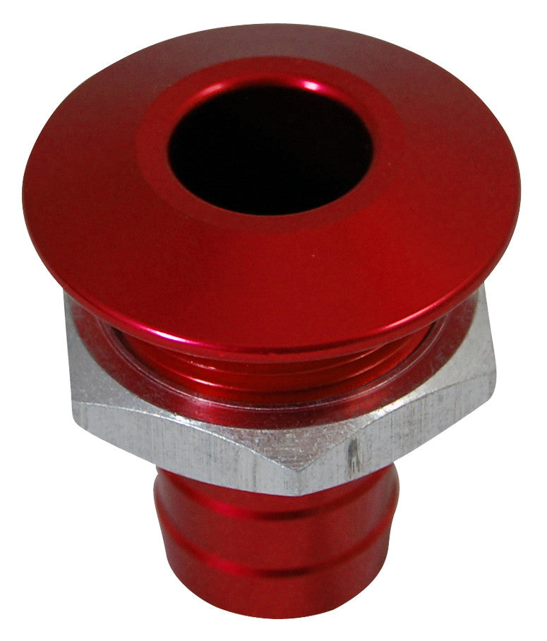 Blowsion 18-2073R 04-03-027 BILLET THRU-HULL WATER FITTING BILGE PUMP OUTLET RED