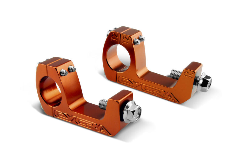 Cycra 714-1838 1CYC-1156-22 PRO TAPER/RENTHAL FATBAR/NEKEN U CLAMPS ORANGE