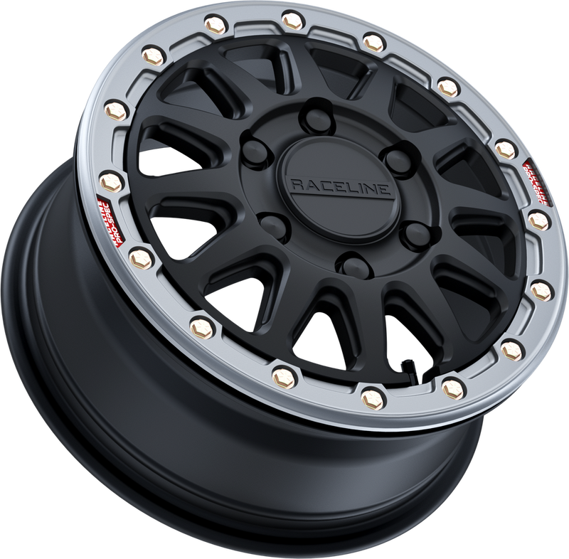 Raceline Wheels Alpha Bdlk 15X6.5 6/139.7 (+74MM)BLACK Gunmetal - A14BG-56560+74 Can-Am Maverick 999T W Smart-Shox 2024