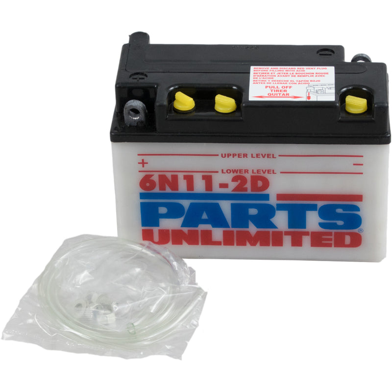 Parts Unlimited Battery - R6N11-2D Yamaha Riva 80 1983-1986
