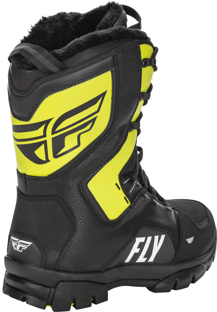 Fly Racing 361-97310 361-97310 MARKER BOOT BLACK/GREY/HI-VIS SZ 10